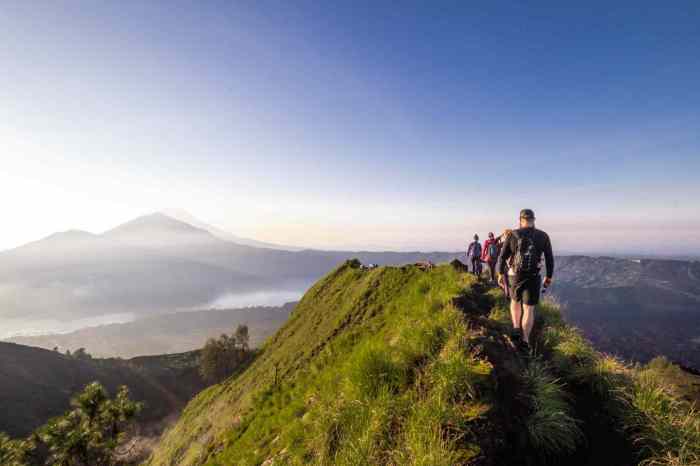 Batur bali mount hike sunrise volcano trek tours trip luxury must springs natural