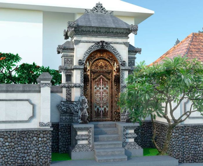 Angkul desain alam minimalis indah